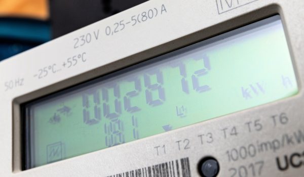 Electronic,Electric,Meter,In,Private,Household